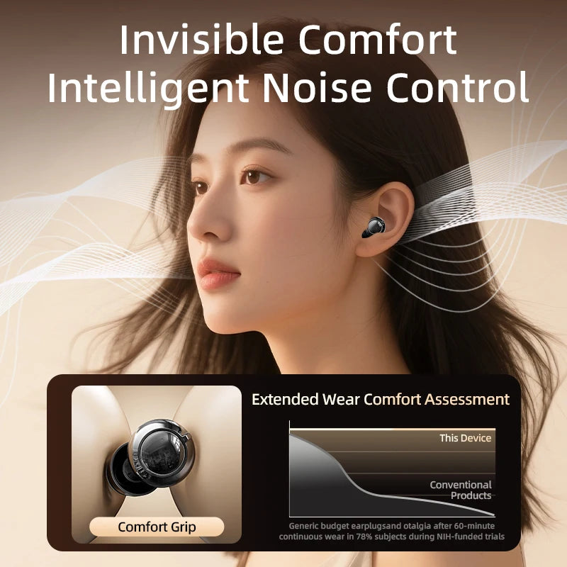 ClearBeat New Design Adjustable Silicone Earplugs