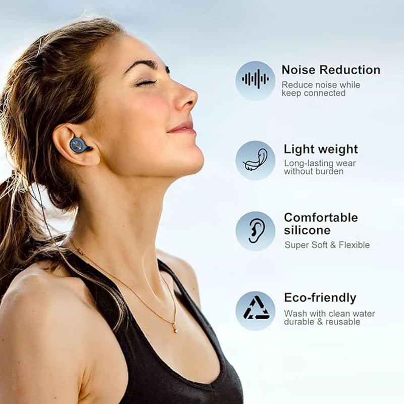 ClearBeat Silicone Sleeping Earplugs for Swimming